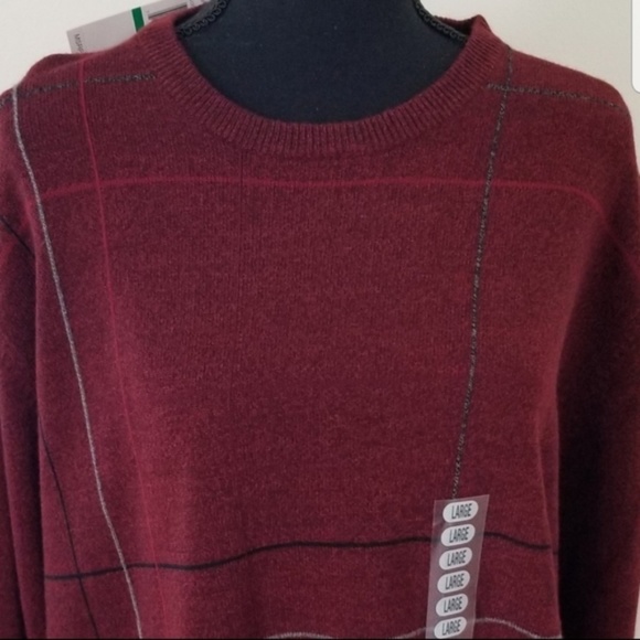 NWT Dockers large men red crewneck sweater - Picture 7 of 8